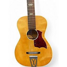 Vintage 1969 Harmony h-929 Natural Acoustic Guitar