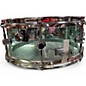 Used Spaun 13X5.5 ACRYLIC SNARE COKE BOTTLE CLEAR Drum