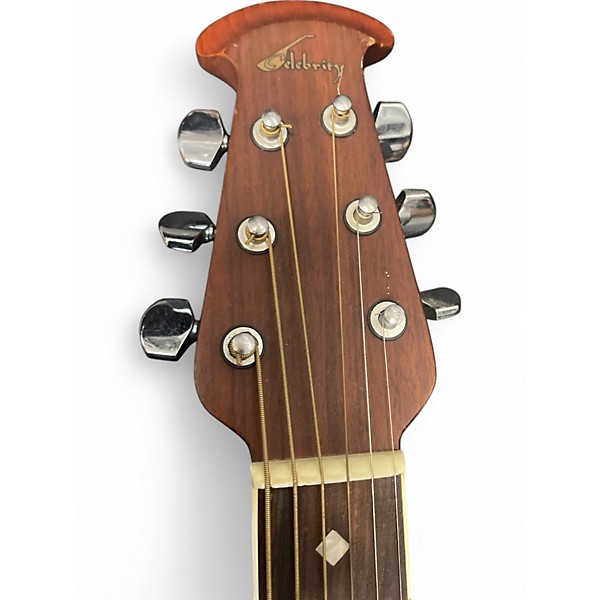 Used Ovation CC67 Black Acoustic Electric Guitar