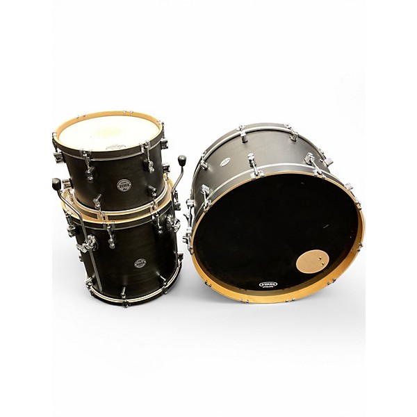 Used PDP by DW 3 Piece Concept Maple Classic Ebony with Ebony Hoop Drum Kit,New Products : American Fashion Style Bags On Sale