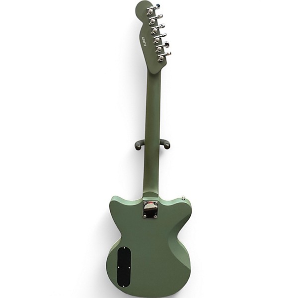 Used 2020s Custombuild Ridgeback Olive Drab Solid Body Electric Guitar