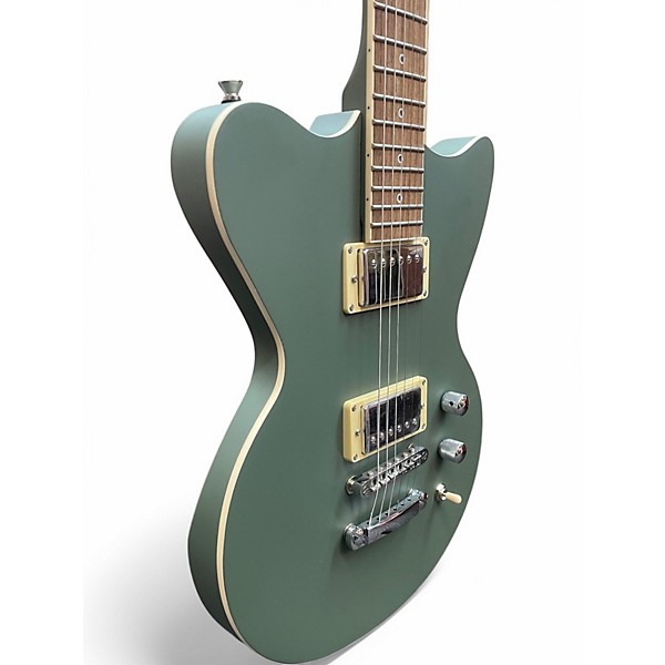 Used 2020s Custombuild Ridgeback Olive Drab Solid Body Electric Guitar