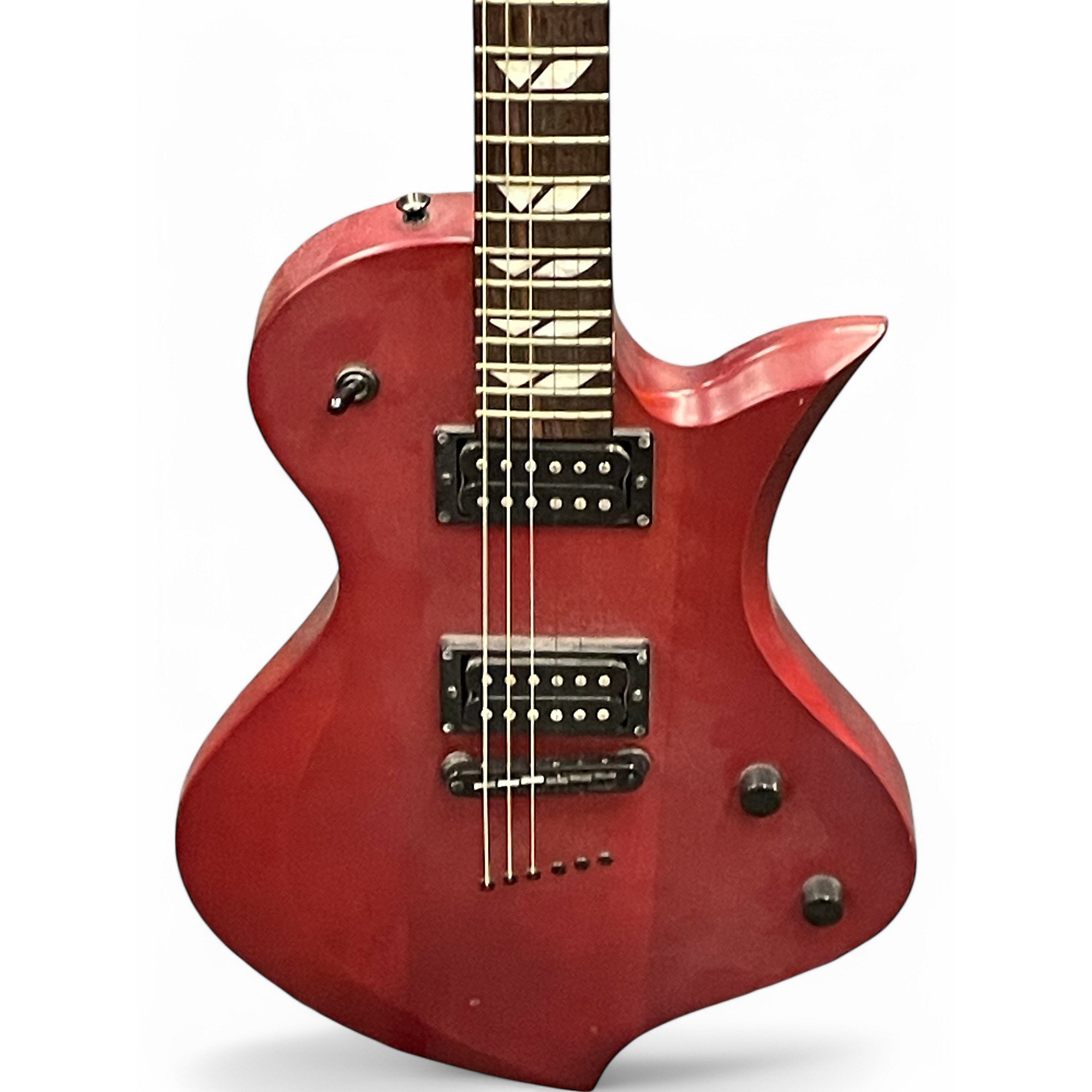 Used Fernandes Ravelle Wine Red Solid Body Electric Guitar Wine