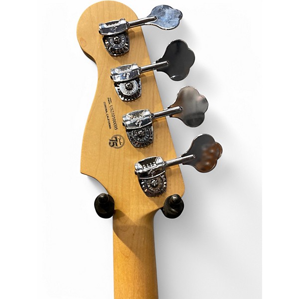 Used 2021 Fender American Performer 75th Anniversary Precision Bass  Satin Lake Placid Electric Bass Guitar