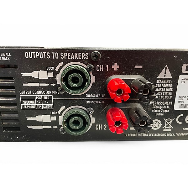 Used QSC GX3 2 CHANNEL Power Amp