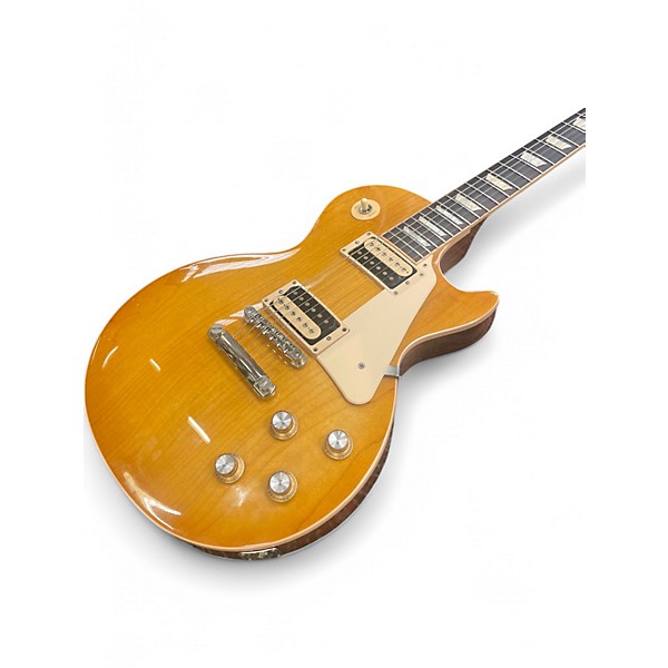 Used 2019 Gibson Les Paul Classic Honey Burst Solid Body Electric Guitar