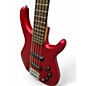 Used Fender SQ MB-5 Candy Apple Red Electric Bass Guitar