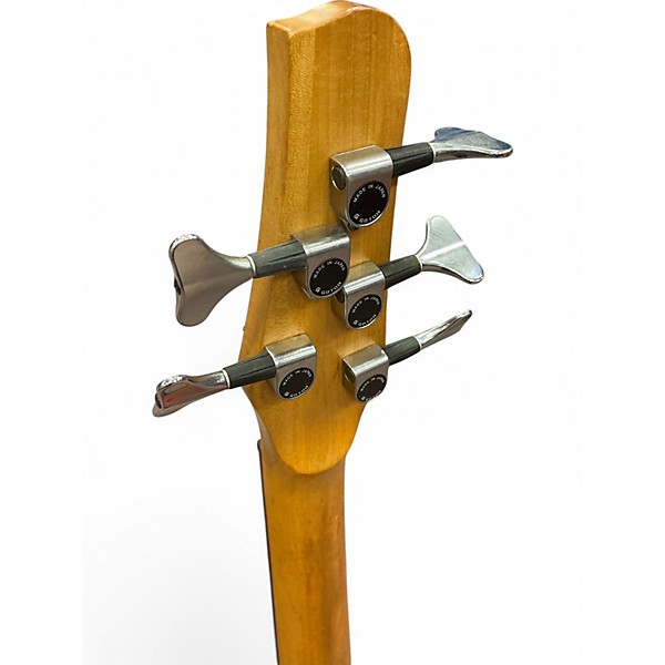 Used Fender SQ MB-5 Candy Apple Red Electric Bass Guitar