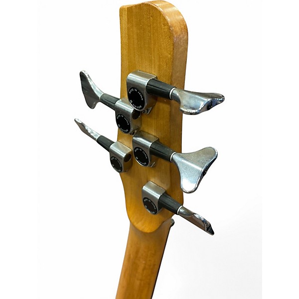 Used Fender SQ MB-5 Candy Apple Red Electric Bass Guitar