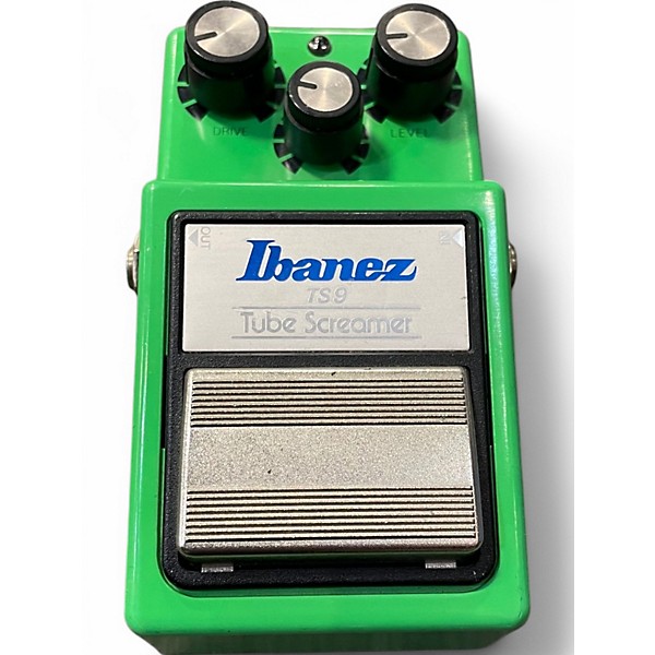 Used Ibanez TS9 Keeley Baked Mod White LED Effect Pedal
