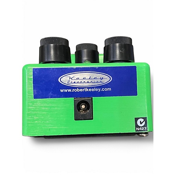 Used Ibanez TS9 Keeley Baked Mod White LED Effect Pedal