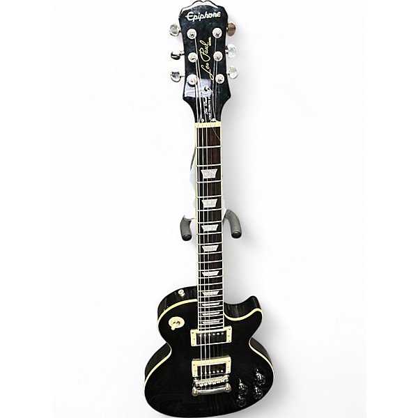 Used Epiphone Les Paul 1960 Tribute Plus Ebony Solid Body Electric Guitar