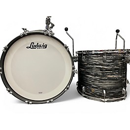 Used Ludwig 4 Piece Modern Classic Maple Black Oyster Pearl Drum Kit