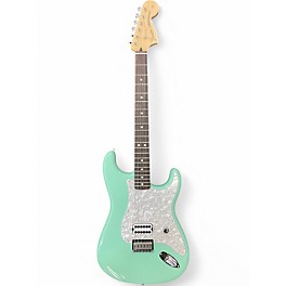 Used Fender Tom Delonge Signature Stratocaster Surf Green Solid Body Electric Guitar