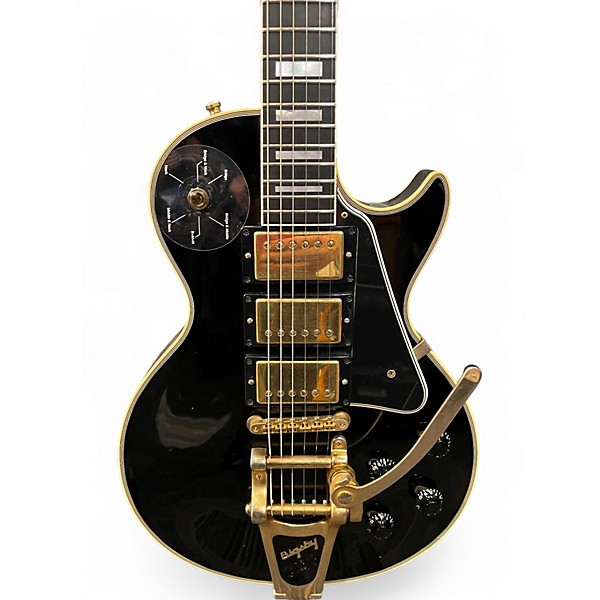 Used Gibson Custom Shop Jimmy Page Les Paul Custom Black Beauty VOS BLACK  Solid Body Electric Guitar