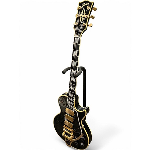 Used Gibson Custom Shop Jimmy Page Les Paul Custom Black Beauty VOS BLACK  Solid Body Electric Guitar