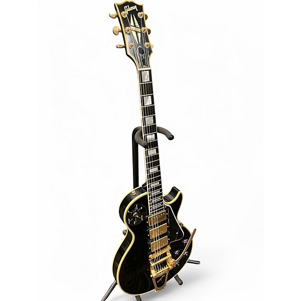 Used Gibson Custom Shop Jimmy Page Les Paul Custom Black Beauty VOS BLACK  Solid Body Electric Guitar