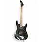 Used Ltd M-100FM Trans Black Solid Body Electric Guitar
