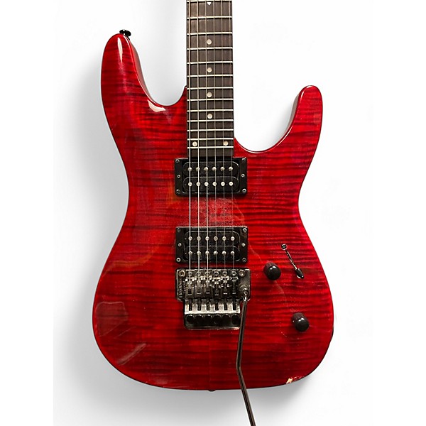 Used Dean C350F Red Solid Body Electric Guitar