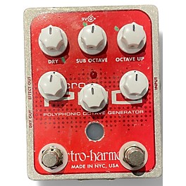 Used Electro-Harmonix Micro Pog Polyphonic Octave Generator Effect Pedal