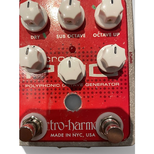 Used Electro-Harmonix Micro Pog Polyphonic Octave Generator Effect Pedal
