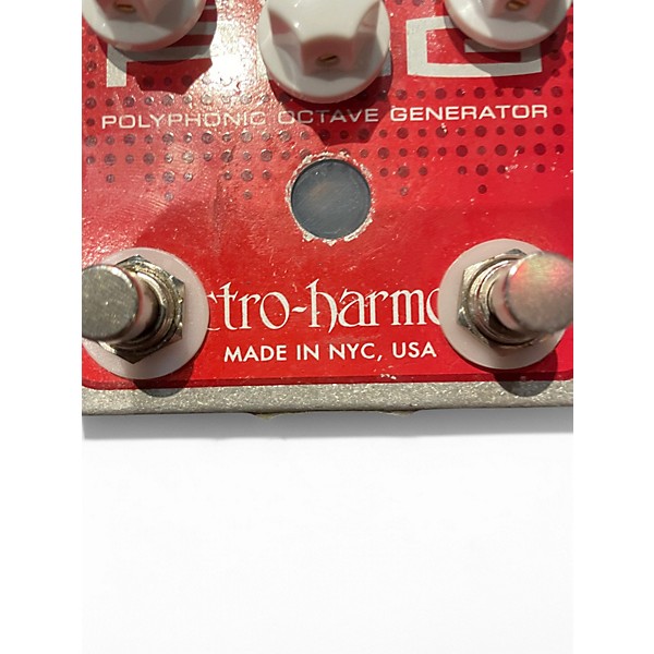 Used Electro-Harmonix Micro Pog Polyphonic Octave Generator Effect Pedal