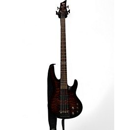 Used ESP LTD B404 ORANGE BURST Electric Bass Guitar
