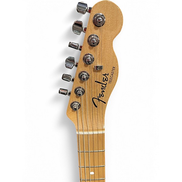 Used Fender American Elite Thinline Telecaster Mystic Blue Hollow Body Electric Guitar