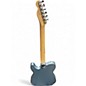 Used Fender American Elite Thinline Telecaster Mystic Blue Hollow Body Electric Guitar