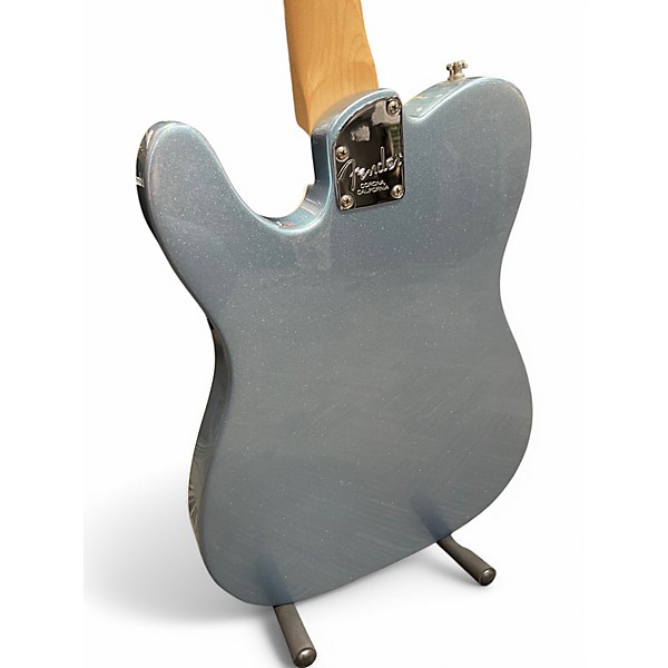 Used Fender American Elite Thinline Telecaster Mystic Blue Hollow Body Electric Guitar