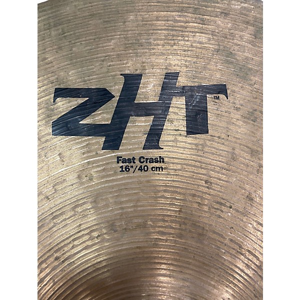Used Zildjian 16in ZHT Fast Crash Cymbal