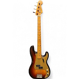 Vintage 1958 Fender Standard Precision Bass Sunburst Electric Bass Guitar