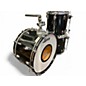 Used Ludwig 4 Piece Duo-Modular Maple Black Drum Kit