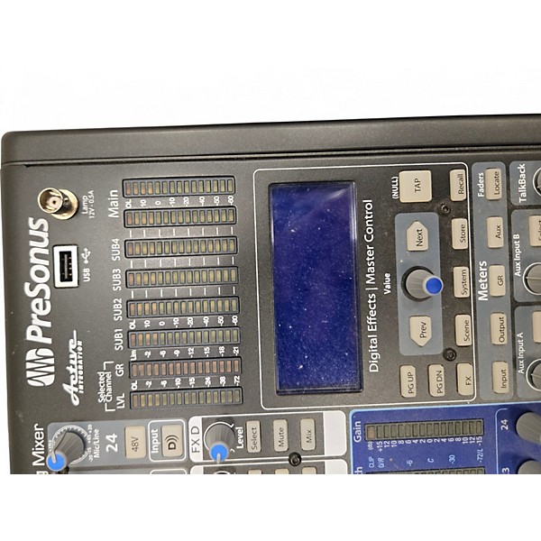 Used PreSonus Studio Live 24.4.2 AI Digital Mixer