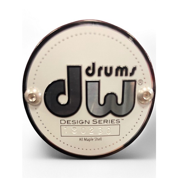 Used DW 3 Piece Design Series Wine Red Drum Kit