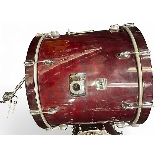 Used 2010s Gretsch Drums 4 Piece Catalina Ash Cherry Gloss Over Ash Drum Kit
