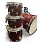 Used 2010s Gretsch Drums 4 Piece Catalina Ash Cherry Gloss Over Ash Drum Kit