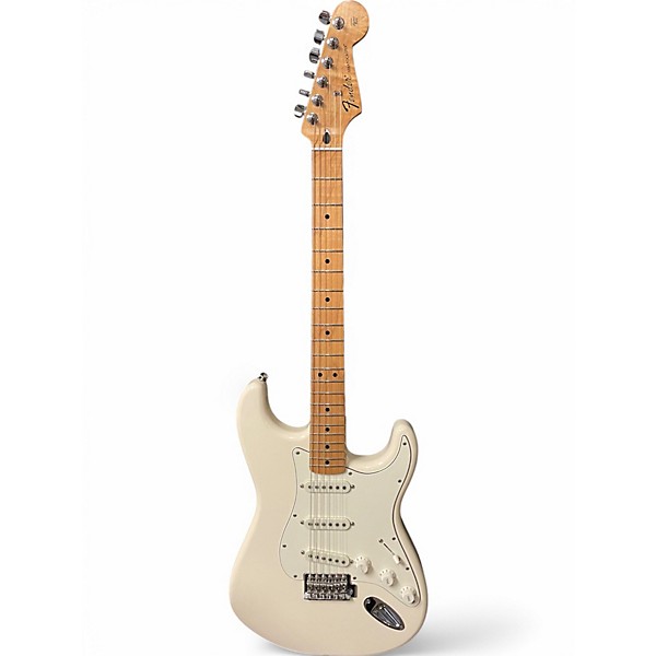 Used 2018 Fender Standard Stratocaster Arctic White Solid Body Electric Guitar