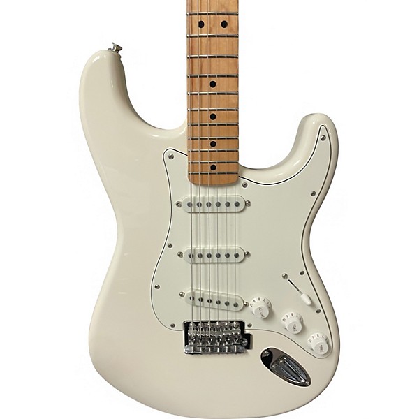 Used 2018 Fender Standard Stratocaster Arctic White Solid Body Electric Guitar