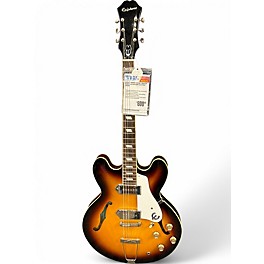 Used Epiphone Casino Tobacco Burst Hollow Body Electric Guitar