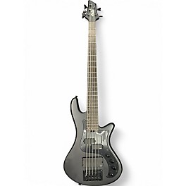 Used Schecter Guitar Research STILETTO-5 STEALTH PRO Satin Black Electric Bass Guitar