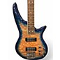 Used Jackosn SBXQ IV Blue Burst Electric Bass Guitar