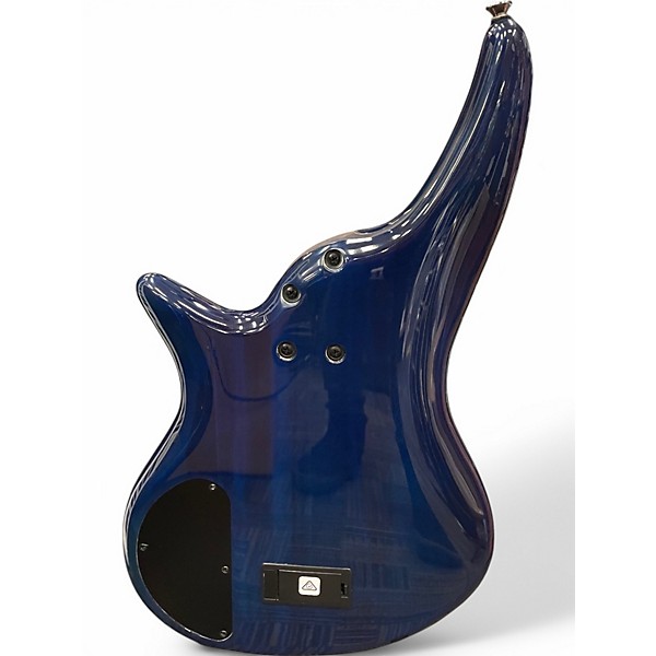 Used Jackosn SBXQ IV Blue Burst Electric Bass Guitar
