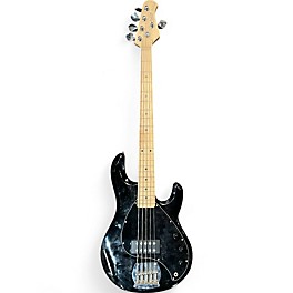 Used Sterling by Music Man stingray 5 Black Electric Bass Guitar