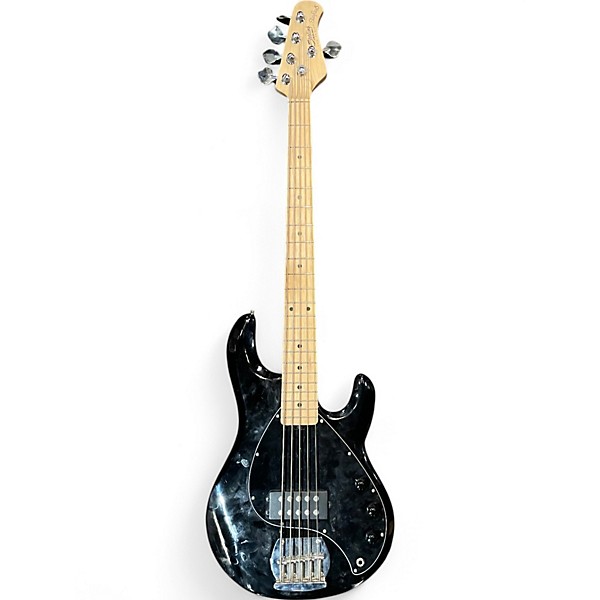 Used Sterling by Music Man stingray 5 Black Electric Bass Guitar,Specials : American Fashion Style Bags On Sale