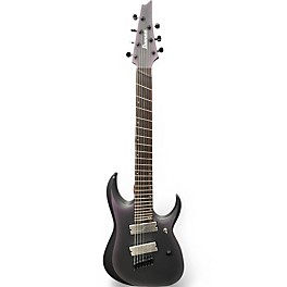 Used Ibanez RGA71AL Axion Label 7 String Black Aurora Burst Solid Body Electric Guitar