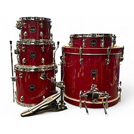Used Mapex 5 Piece VENUS CRIMSON RED SPARKLE Drum Kit
