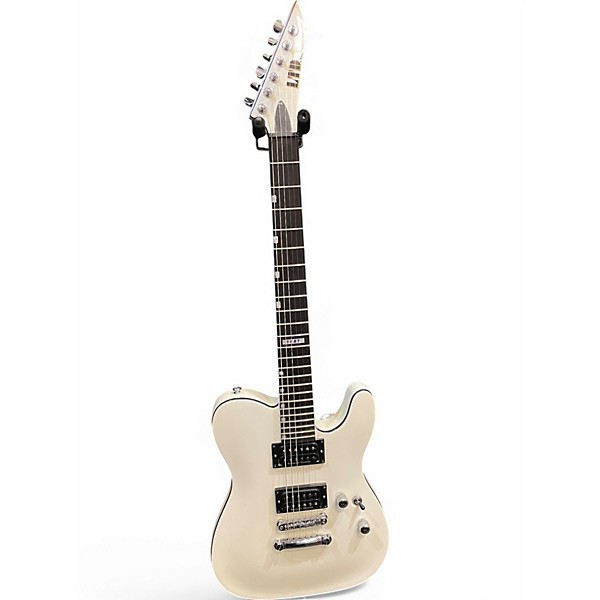 Used ESP LTD ECLIPSE '87 NT Pearl White Solid Body Electric Guitar