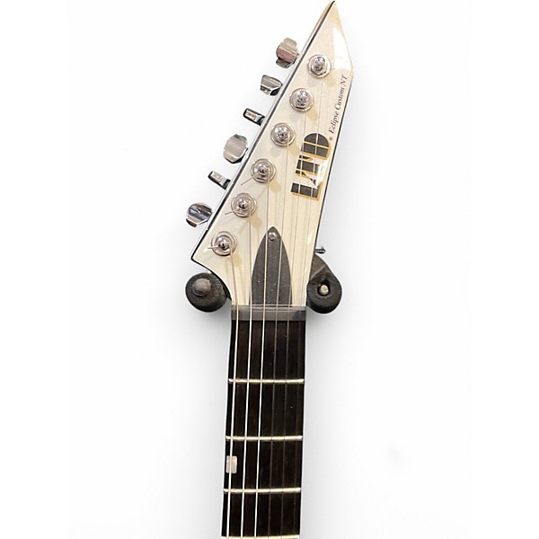 Used ESP LTD ECLIPSE '87 NT Pearl White Solid Body Electric Guitar