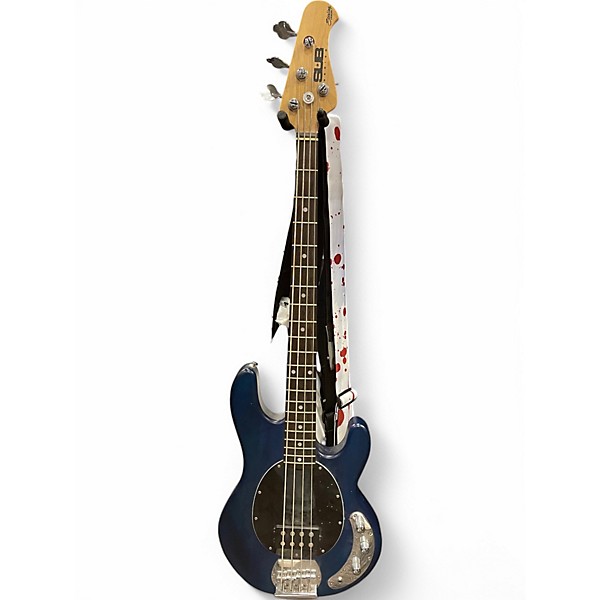 Used Sterling by Music Man Sub 4 Blue Electric Bass Guitar,New Products : American Fashion Style Bags On Sale